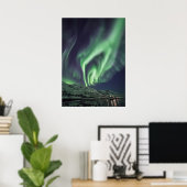 ノーザンライトノルウェー ポスター (ホームオフィス)