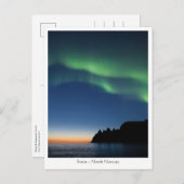 ノーザンライトノルウェー ポストカード (正面/裏面)