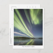 ノーザンライトノルウェー ポストカード (正面/裏面)