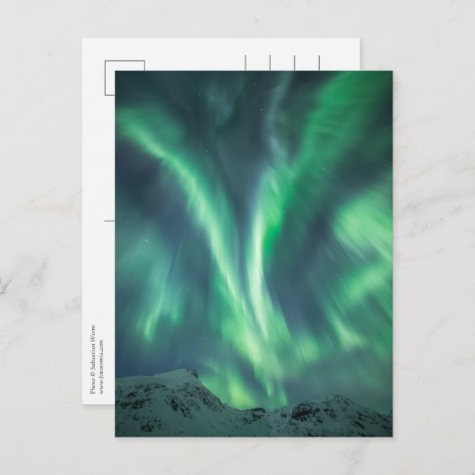 ノーザンライトノルウェー ポストカード (正面/裏面)