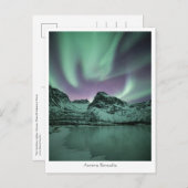 ノーザンライトノルウェー ポストカード (正面/裏面)