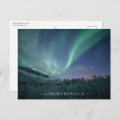 ノーザンライトノルウェー ポストカード (正面/裏面)