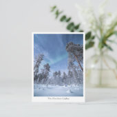 ノーザンライトノルウェー ポストカード (スタンド正面)