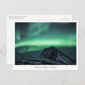 ノーザンライトノルウェー ポストカード (正面/裏面)
