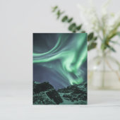 ノーザンライトノルウェー ポストカード (スタンド正面)