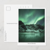 ノーザンライトノルウェー ポストカード (正面/裏面)