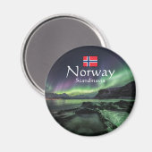 ノーザンライトノルウェー マグネット (正面/裏面)