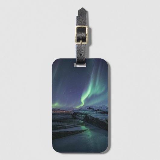 ノーザンライトノルウェー ラゲッジタグ (正面縦)