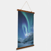 ノーザンライトノルウェー 吊り下げ型タペストリー (傾斜あり)