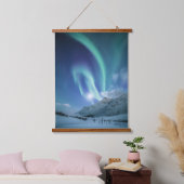 ノーザンライトノルウェー 吊り下げ型タペストリー (寝室)