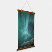 ノーザンライトノルウェー 吊り下げ型タペストリー (傾斜あり)