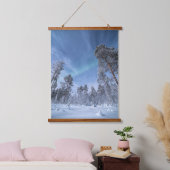 ノーザンライトノルウェー 吊り下げ型タペストリー (寝室)