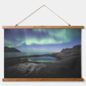 ノーザンライトノルウェー 吊り下げ型タペストリー (正面)