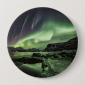 ノーザンライトノルウェー 缶バッジ (正面)