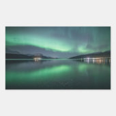 ノーザンライトノルウェー 長方形シール (正面)