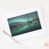 ノーザンライトノルウェー 長方形シール (封筒)