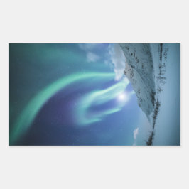 ノーザンライトノルウェー 長方形シール