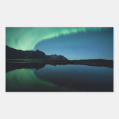 ノーザンライトノルウェー 長方形シール (正面)