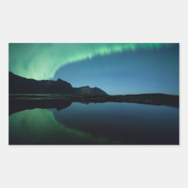 ノーザンライトノルウェー 長方形シール