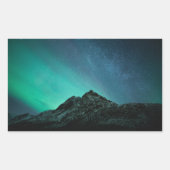 ノーザンライトノルウェー 長方形シール (正面)