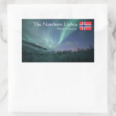 ノーザンライトノルウェー 長方形シール (バッグ)