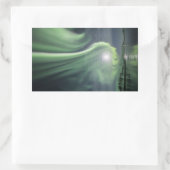 ノーザンライトノルウェー 長方形シール (バッグ)