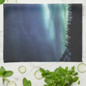 ノーザンライトフォレスト キッチンタオル (折り畳み)