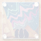 ノーザンライトベア ガラスコースター (裏面)