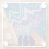 ノーザンライトベア ガラスコースター (裏面)