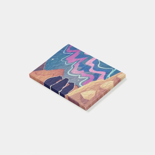 ノーザンライトベア ポストイット (アングル)