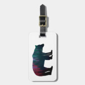 ノーザンライトベア ラゲッジタグ (正面縦)