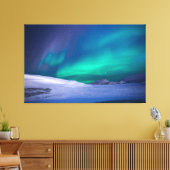 ノーザンライトラップ帆布 キャンバスプリント (インサイチュ (リビング))