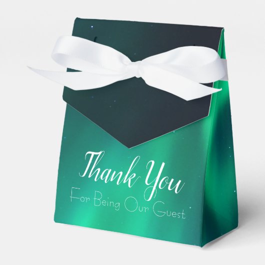 ノーザンライト結婚式の引き出物ボックス フェイバーボックス (正面サイド)