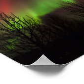 ノーザンライト |スカンジナビア（アイスランド） ポスター (角)