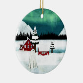 ノーザンライト セラミックオーナメント (右)