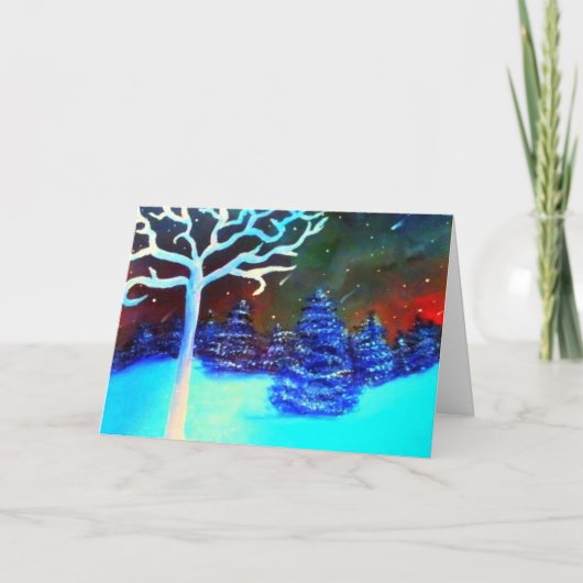 ノーザンライト&メテアーズウィンタースケープ シーズンカード (正面)