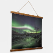 ノーザンライト 吊り下げ型タペストリー (傾斜あり)