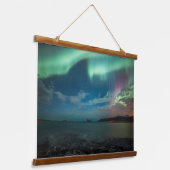 ノーザンライト 吊り下げ型タペストリー (傾斜あり)