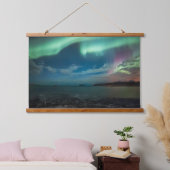 ノーザンライト 吊り下げ型タペストリー (寝室)