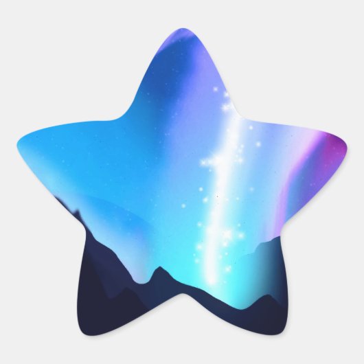 ノーザンライト 星シール (正面)