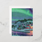 ノーザンライト 箔シーズンポストカード (正面/裏面)