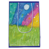 ノーザンライト – KidsArt for CHOC ミディアムペーパーバッグ (裏面)