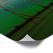 ノーザンライト | Lake Winnipegカナダ、マニトバ ポスター (角)