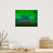 ノーザンライト | Lake Winnipegカナダ、マニトバ ポスター (キッチン)