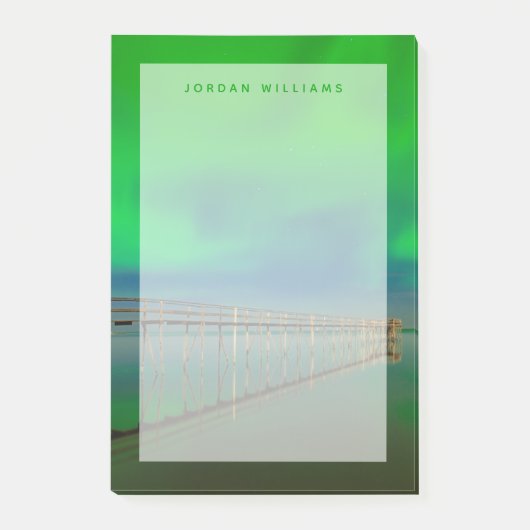 ノーザンライト | Lake Winnipegカナダ、マニトバ ポストイット (正面)