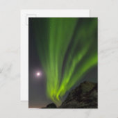 ノーザンライトS |ハックランドビーチアイランドノルウェー ポストカード (正面/裏面)