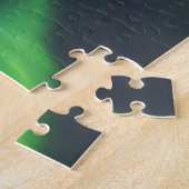 ノーザンラ白熱［赤熱］光を放つイト |北アイスランド ジグソーパズル (側面)