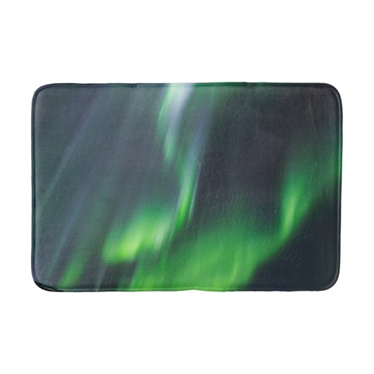 ノーザンラ白熱［赤熱］光を放つイト |北アイスランド バスマット (正面)