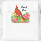 ノーザンレッド(鳥)ショウジョウコウカンチョウサンキュー スクエアシール (バッグ)