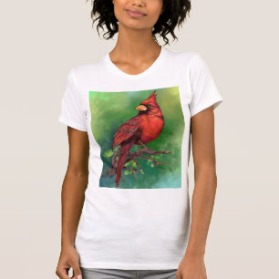 ノーザンレッド(鳥)ショウジョウコウカンチョウTシャツ Tシャツ